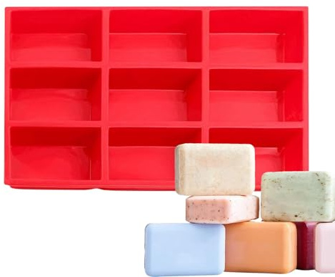 Moldes de silicona para pan, molde de pan de 9 cavidades, molde antiadherente, molde para hornear pan, molde de pan, molde de carne, molde de pan pequeño, molde de silicona