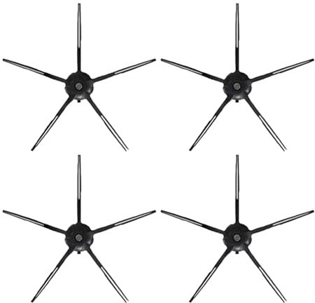 YIKRAOS Kompatibel mit Xiaomi Roborock S5 Max S6 S6 Maxv Staubsauger-Ersatz-Set, Rollenbürste, HEPA-Filter, Wischtuch, Ersatzteile (4 B-Seitenbürste)