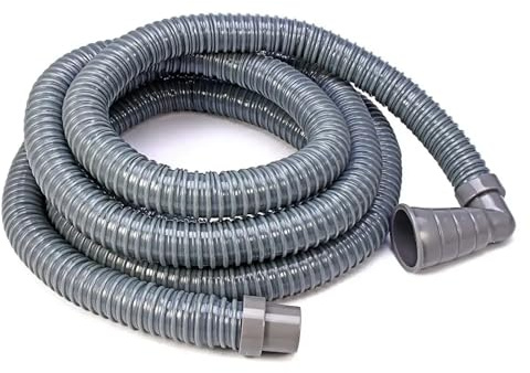 Waschmaschinenschlauch ， Waschmaschinenschlauch, 2/3/4/5 m, Ablaufschlauch for Waschmaschine und Geschirrspüler, Abwasserableitung, weicher Schlauch, dehnbares Abflussrohr, flexibles Rohr, 32–42 mm(5