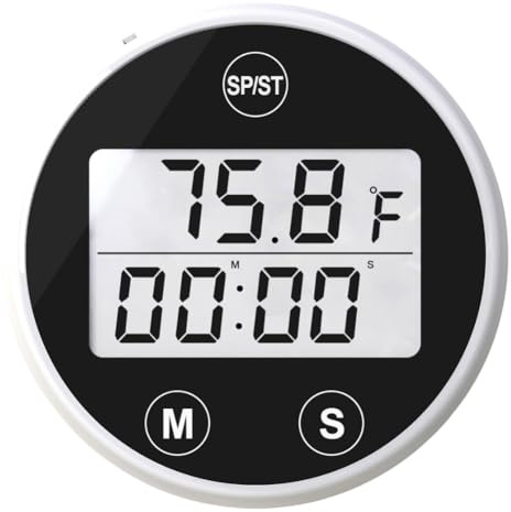 Puthernm Termometro Digitale per Bagno di Ghiaccio Termometro per Bagno D'Acqua con Display Digitale Termometro Galleggiante Impermeabile A Immersione Fredda