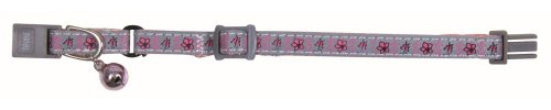 Trixie kattunge nylonhalsband, Grey-Pink(Reflelctive)