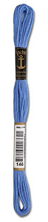 Anchor Sticktwist 1x Farbe 146 - blau
