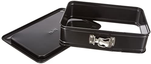 IBILI 826628 Desmontable Rectangular con Base Extra, Negro, 28 x 18 cm