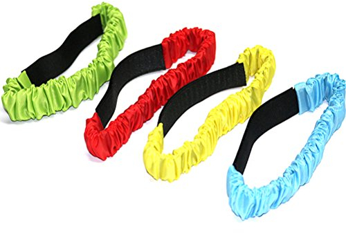 TOYMYTOY 12Pcs 3 Legged Race Bands Elastic Tie Rope Straps Legged Race Game for Kids Adult Carnival Field Day Backyard and Relay Race Game