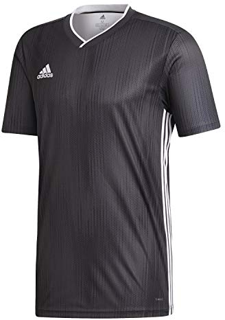 Adidas, Tiro 19, Kurzarm-Fußball-Trikot, DGH Massiv Grau/Weiß, Xs, Mann