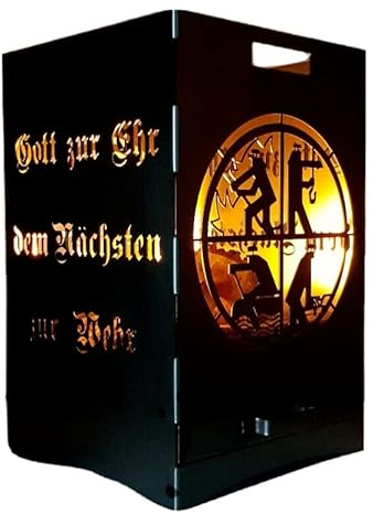 Feuerkorb Feuerwehr inkl. Ascheschublade und Zwischenboden sehr stabil