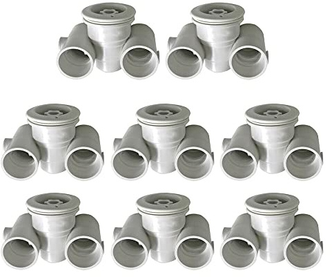 8 boquillas de masaje para piscina, hidromasaje, 48 mm, para spa, accesorios para bombas de masaje, boquilla de masaje para piscinas, baños termales, piscinas de masaje