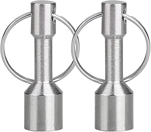 WHATON 2 Stück Magnetischer Schlüsselhalter, Schlüsselanhänger Keychain, Magnethalter Mit Split Ring Flur