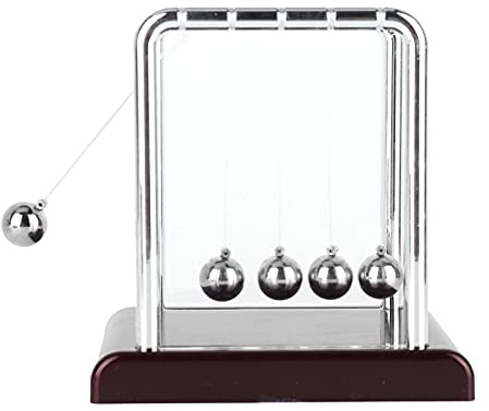 Newton's Cradle, Balance Balls, Metal Design, Chaos Pendulum, Desk Toy, Stress Relief, Science Decoration, Office Home