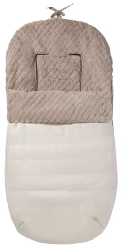 Mayoral - Saco de silla bebé Universal - Envolvente y Suave, diseñado para bebés Desde Nacimiento polipiel, mod. 19385 (Crudo)