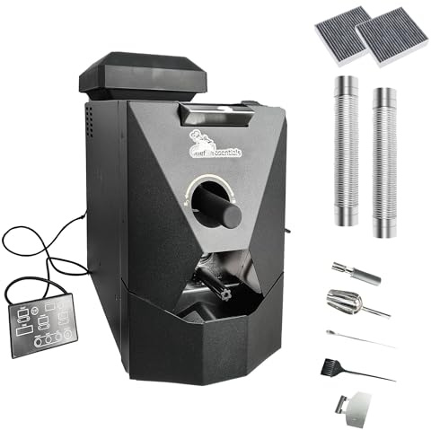 Electric Coffee Bean Roaster Machine 500G with 9 Pre-Set Smokeless Drum Roaster for Home Commercial Automatic Baking (Coffee Roaster)