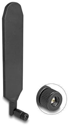 DeLOCK 90103 - LTE GNSS Antenne SMA Stecker 15-30 dBi omnidirektional drehbar mit Kippgelenk schwarz