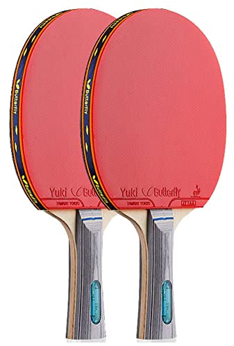 XaEjNzwDT Palas Ping Pong Ping Pong Set de Ping Pong Raqueta de campeón, Palas y Pelotas de Tenis de Mesa portátiles, Paleta de Ping Pong para Juego de Raqueta de Tenis de Mesa para Adultos(Color:A1
