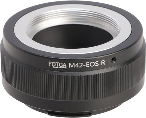 Hersmay M42-EOSR Objektivadapter M42 Objektiv auf EOS R für Canon EOS R RP R5 R5C R6 R8 R10 RF Mount Mirrorless Camera