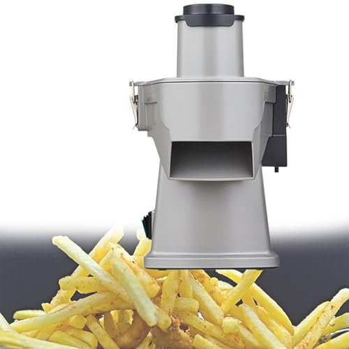 Beachtiful Máquina Cortadora y Cortadora de Verduras Eléctrica 4 en 1, Picadora Comercial de Verduras, Máquina para Cortar en Cubitos, Cortadora Automática de Patatas y Cebollas, Corte en Cubos
