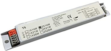 EXEDAVYUC 1pc 220-24 0V AC 14W T5 Deux Sorties Lampe Fluorescente et Lampe au néon Lampe électronique 50 / 60Hz Ballast