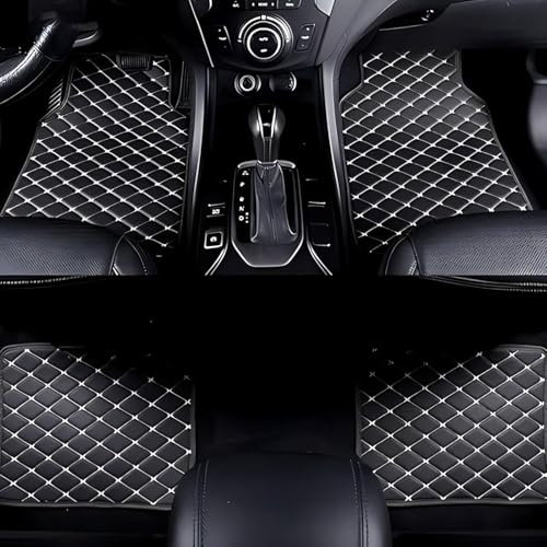 ZSSHUIHH Leder Auto Fussmatten für Jeep Renegade 2014 2015 2016 2017 2018 2019 2020 2021 2022 2023+, Automobil Vorn und Hinten Allwetter Wasserdichtes Antirutsch Bodenteppich schutzmatte