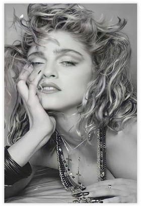 Madonna Vintage-Kunstposter (7) Leinwand-Poster, Wandkunst, Dekordruck, Bild Gemälde für Wohnzimmer, Schlafzimmer, Dekoration, 40 x 60 cm