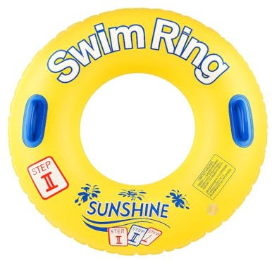 Boys Inflatable Pool Toys, Darryy Bouée Gonflable Piscine, Bouée de Natation Retro, Tube Natation, Eté, Plage, Fête de La Natation, Jouets Amusants (Lettre, 90)