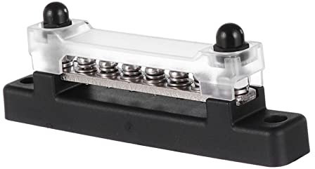 Uonlytech 2pcs Bus Bar Block Terminal Stud for Distribution Terminal High Voltage Car Rv Boat
