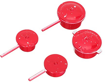 TOYANDONA 20pcs Mini Pot Models Household Miniature Pots Dollhouse Furniture for Toddlers Strong Durability