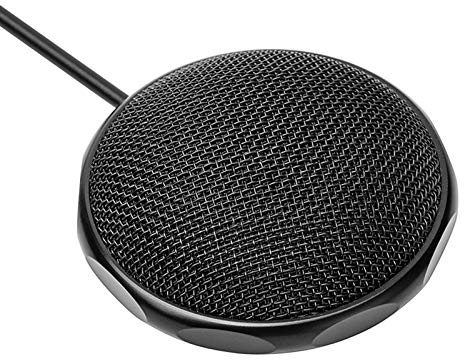 USB Omni-Directional Condenser Microfono Professional Clear Sound per Laptop per PC, Microfono Internet USB Chat Online/videoconferenza/canto, Metallo//1 Pezzo, Piccolo Videoconferenza/telelavoro