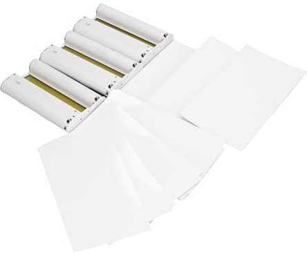 plplaaoo KP 108in 3pcs CARTUGHGES INCOUNTO 108PCS 4x6in Photo Set di carta per Selphy CP1300 CP1500 CP1200 CP1000 Wireless Mobile Stampa Mobile Tecnologia di sublimazione Sublimazione