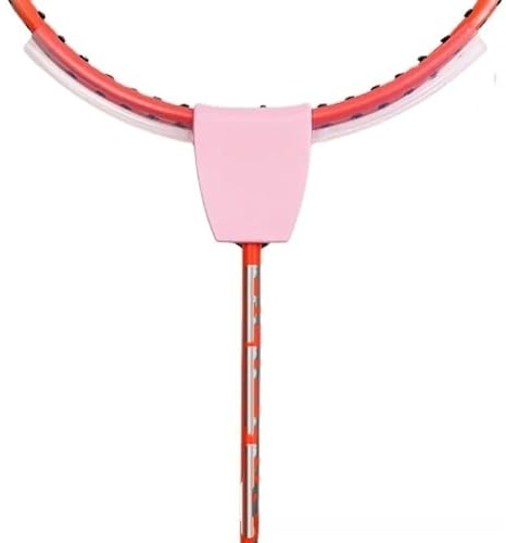 WANGBINGXING Badminton Set Racchetta da Badminton for Adulti e Bambini, Professionale, Ultraleggera Resistente, Set for Allenamento Sportivo Notturno all'aperto(Orange2 badmintons)