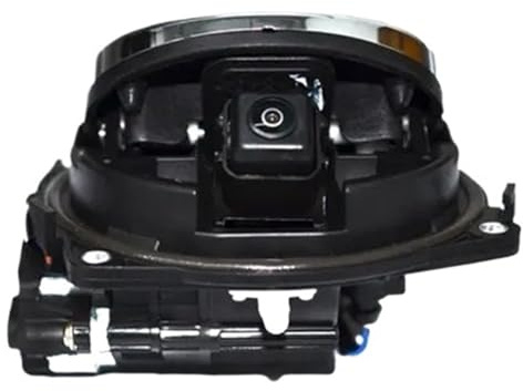 Cámara Reversa Auto Cámara Visión Trasera Emblema Giratorio CVBS De 170 Grados para B6 B7L B8 para EOS para T-roc para Passat R Maletero Visión Asistencia(M*K7 7.5 M*IB,HD CCD CVBS-NTSC)