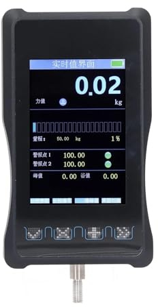 Dinamometro, Misuratore Di Portatile 1000N Push-pull Indicatore Luminoso A Risposta Rapida Multi Allarmi Digitale