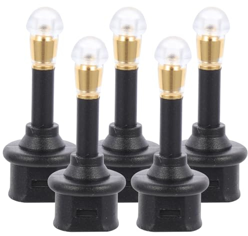 ELEOUTI Adattatore Ottico Audio Femmina a Jack 3,5 Mm per Cuffie, in Fibra Ottica e Pvc, Portatile e Leggero, per Uso in Movimento, Confezione da 5 Pezzi