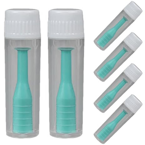 Veemoon Insertador y Removedor de con Ventosa Verde Kit de 6 Piezas Material Abs, y Cómodo para Lentes Rígidos y, Adecuado para Uso Diario y Viajes