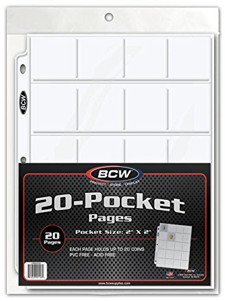 BCW (Made in The USA Pro 20-Pocket Page Box (20 Count)