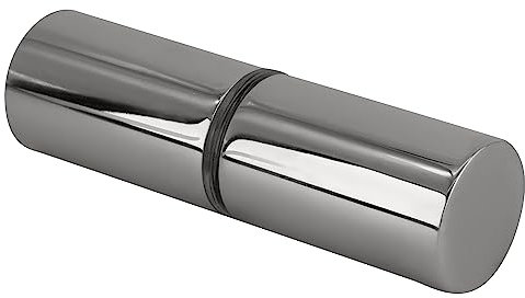 CRL Cylinder Style Chrome Finish Back-to-Back Shower Door Knob