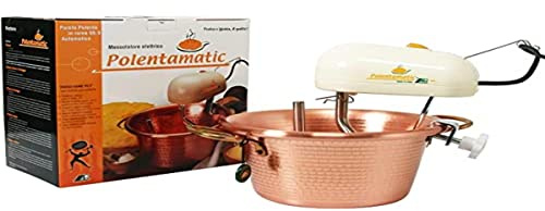 LAR PAIOLO Electric Polenta Blender with Copper Basin,Polentamatic, 30 cm