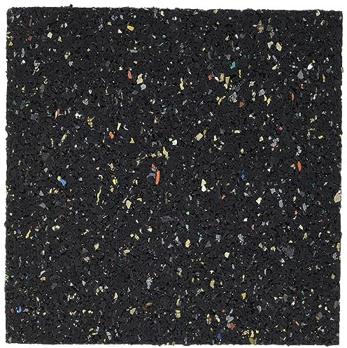 K&R Terracon Isopat für Terrassenlager (gross) Gummigranulatunterlage 8 mm x 192 mm x 192 mm, 10 Stück