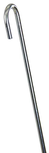 bellissa 4 er Set- hochwertige ERD-Anker & Bodenanker Metall verzinkt für den Garten – Erdhaken & Einschraubanker 25 cm lang