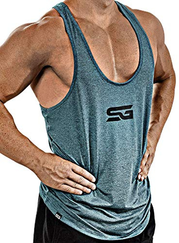 Satire Gym® - Fitness Stringer Tank Top Herren - Schnell Trocknende &