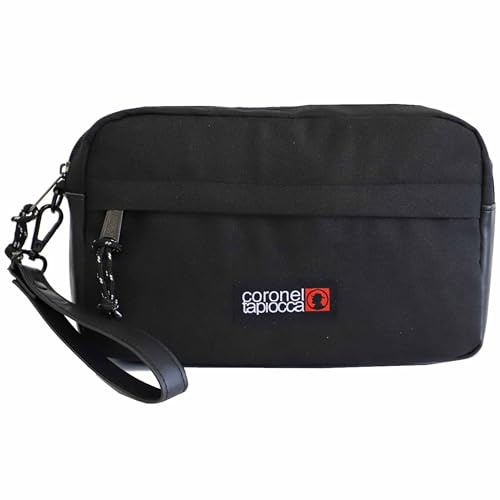 Coronel Tapiocca Pochette borsello Borsa Da Polso Peter Borsello Pochette a Mano Uomo Nero