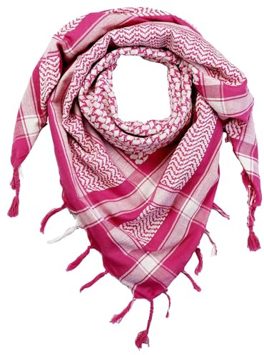 Freak Scene Superfreak Palituch - pink - weiß - Kufiya PLO Tuch