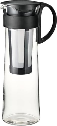 HARIO MCPN-14-B Cold Brew Kaffeekanne, Schwarz, 1000 ml, hergestellt in Japan