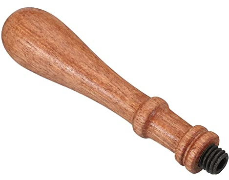 PATIKIL Wachs Siegel Stempel Handgriff Nur Holzgriff Ersatz Versiegeln Stempel Handgriffe für Hochzeit Einladungskarte Buchstabe Umschlag Stil 6 Braun