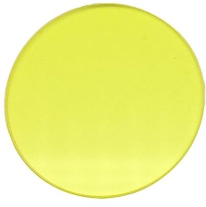 Mikroskop-Zubehör, optischer Farbfilter, Durchmesser 32 mm, transparent, grün, blau, gelb, mattiert, weiß, gelb, optisches Glas für biologische Mikroskope, Haltbarkeit und zuverlässige Leistung (Si