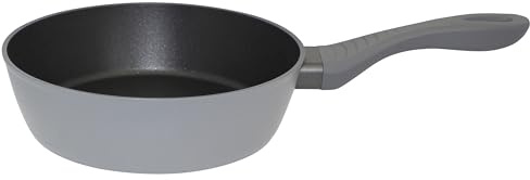 ELO Schmorpfanne 28cm, geschmiedetes Aluminium - Induktion, antihaft | kratzfeste ELODUR® Select Antihaftversiegelung, Soft-Touch-Stiel, grau