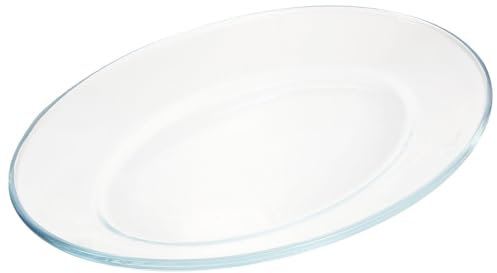 PRETYZOOM Eleganter Fischteller Aus Glas 13 Gerichte Für Gedämpfte Speisen Servierplatte Im Hotelstil Bruchfester Teller Zur Aufbewahrung Von Lebensmitteln Für Grillgerichte Snacks Desserts