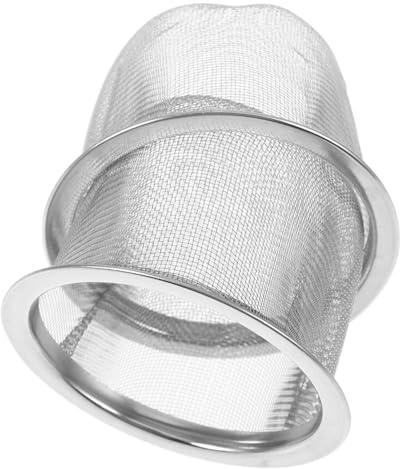 2 Stück Teefilter aus Edelstahl, Silber, Formstabil für Losen Tee | Siebeinsatz, Leicht zu Reinigen, für Teestuben und Zuhause, Effizientes Aufbrühen