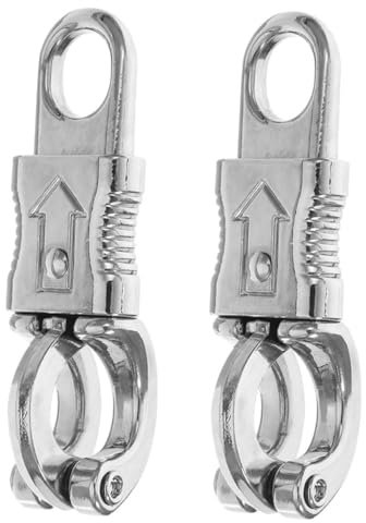 VALICLUD 2Pezzi Ganci Sicurezza per Corda Zinco Ganci Moschettone per Equitazione Adatti per Corsa e Attività All Aperto Resistente