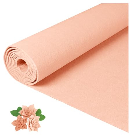 YZROHYI Rollo de Fieltro 3 Mm X 30 Cm X 300 Cm, Tela de Fieltro para Costura, Moqueta de Fieltro de Poliéster, Alfombrilla de Fieltro Artesanal para Decoración