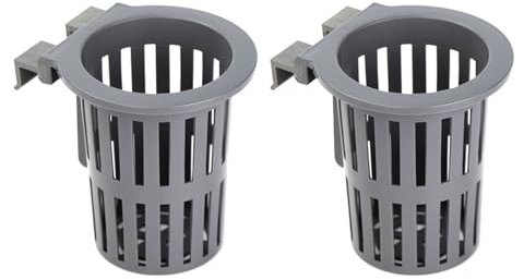 YPREWY Lot de 2 pots de fleurs hydroponiques pour aquariums de 10/15/20 mm d'épaisseur à suspendre