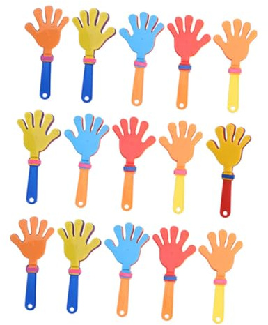15 Pezzi Clapper Manuale in Abs, Giocattolo Festa per Bambini | Noisemaker per Party e Sports Events, Accessori Festa e Party Favors, Uso Semplice in Confezione da 15 Colore Casuale